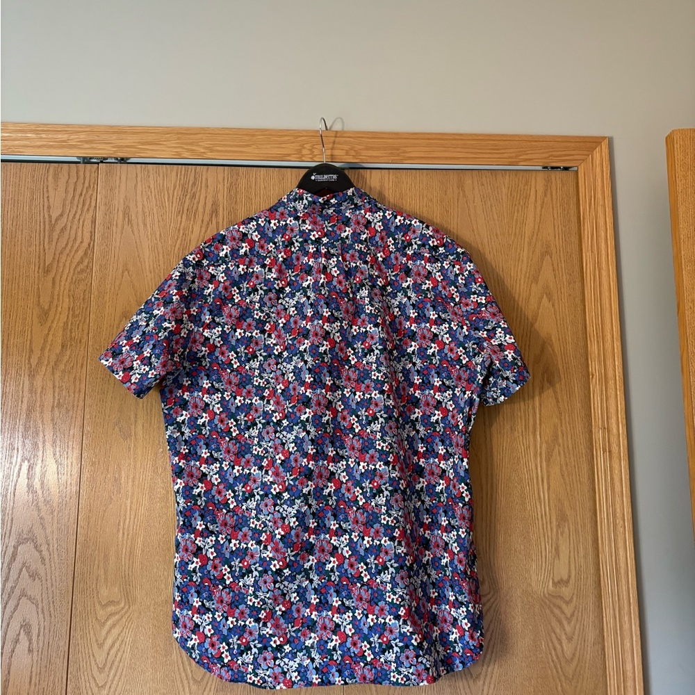 J. Crew Multicolor Floral Men's Shirt - Picture 3 of 4